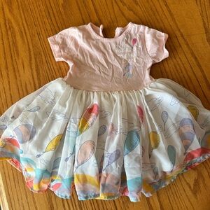 Dr. Seuss Pink and White Balloon Dress